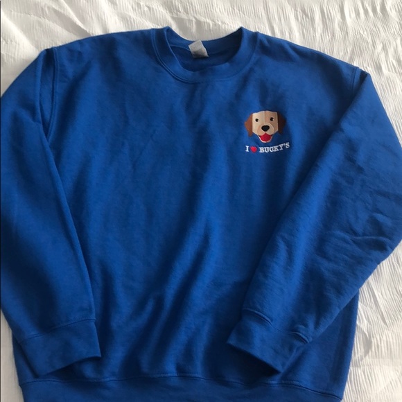 Bucky’s Crewneck dog embroidered - Picture 1 of 2
